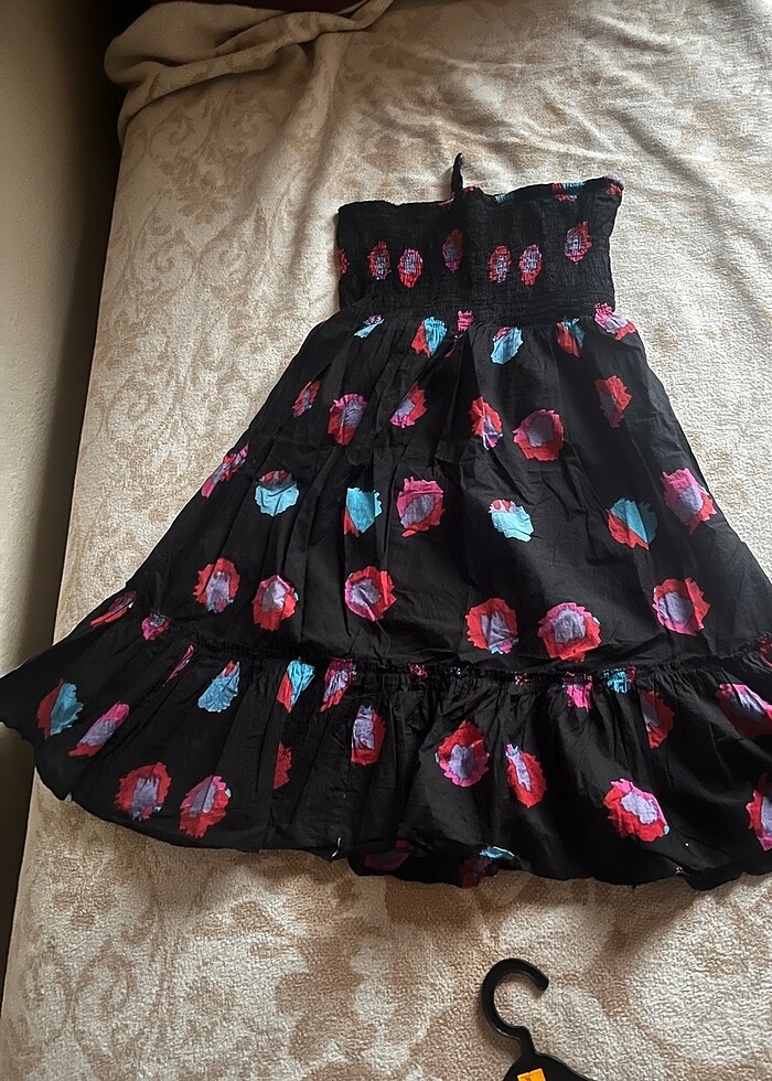 Straplez elbise - Görsel 2