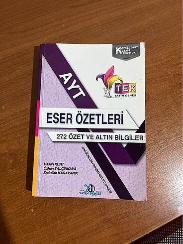Edebiyat eser özeti kitabı