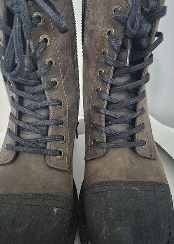 Kahverengi Süet Biker Erkek Bot - Görsel 5