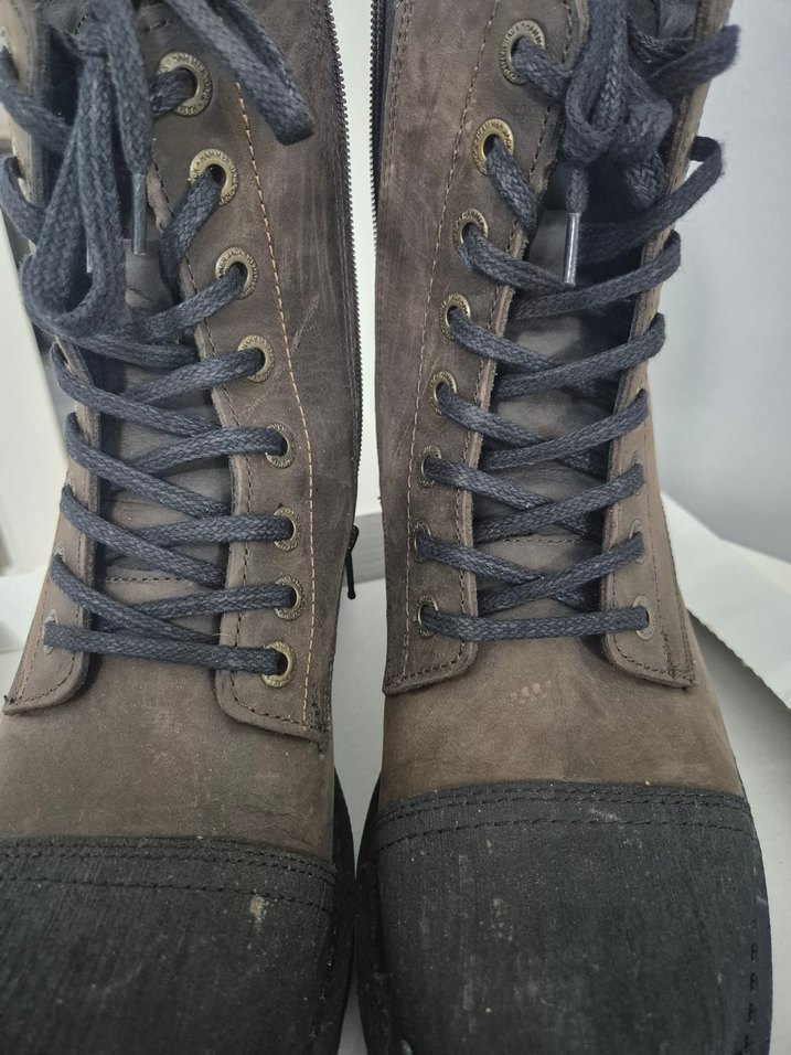 Kahverengi Süet Biker Erkek Bot - Görsel 5