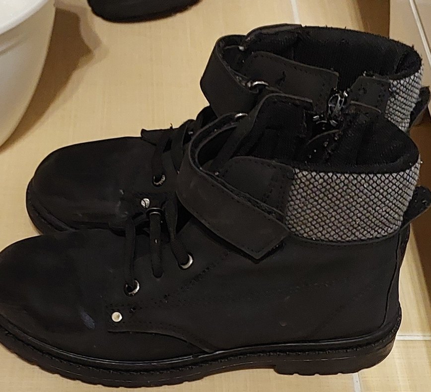 Erkek Çocuk Siyah Kemerli Gotik Bot - Görsel 2