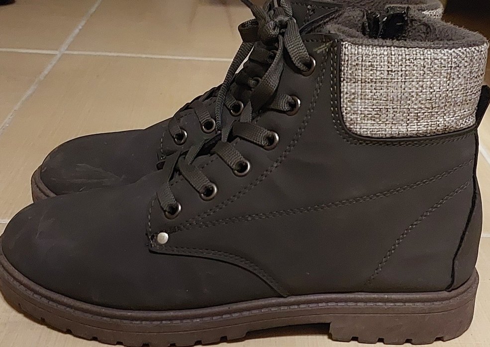 Haki Kadın Stiletto Topuklu Bağcıklı Bot - Görsel 2