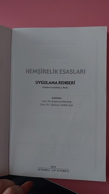 HEMŞİRELİK ESASLARI KİTABI - Görsel 4