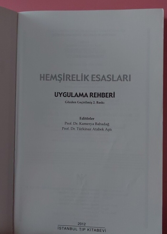 HEMŞİRELİK ESASLARI KİTABI - Görsel 4
