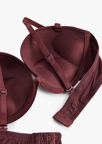 Destekli Sütyen Ekstra Dolgulu Balenli Kaplı - Görsel 7