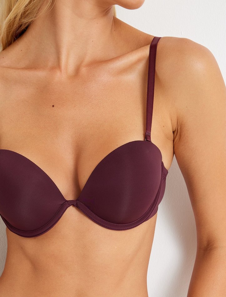 Destekli Sütyen Ekstra Dolgulu Balenli Kaplı - Görsel 5