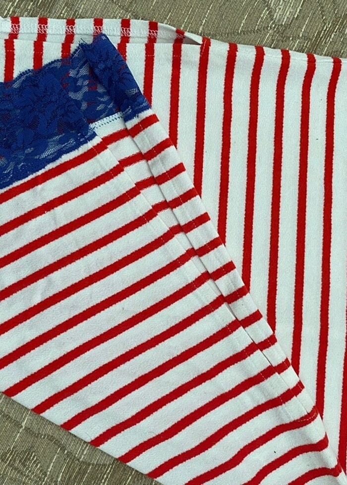 Yazlık Çizgili Etek - Görsel 4