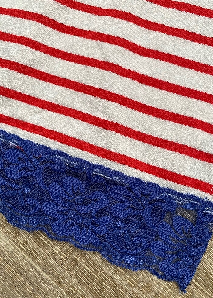 Yazlık Çizgili Etek - Görsel 2