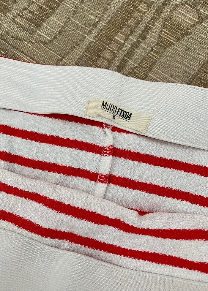 Yazlık Çizgili Etek - Görsel 3