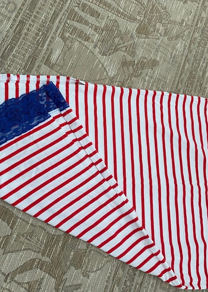 Yazlık Çizgili Etek - Görsel 5