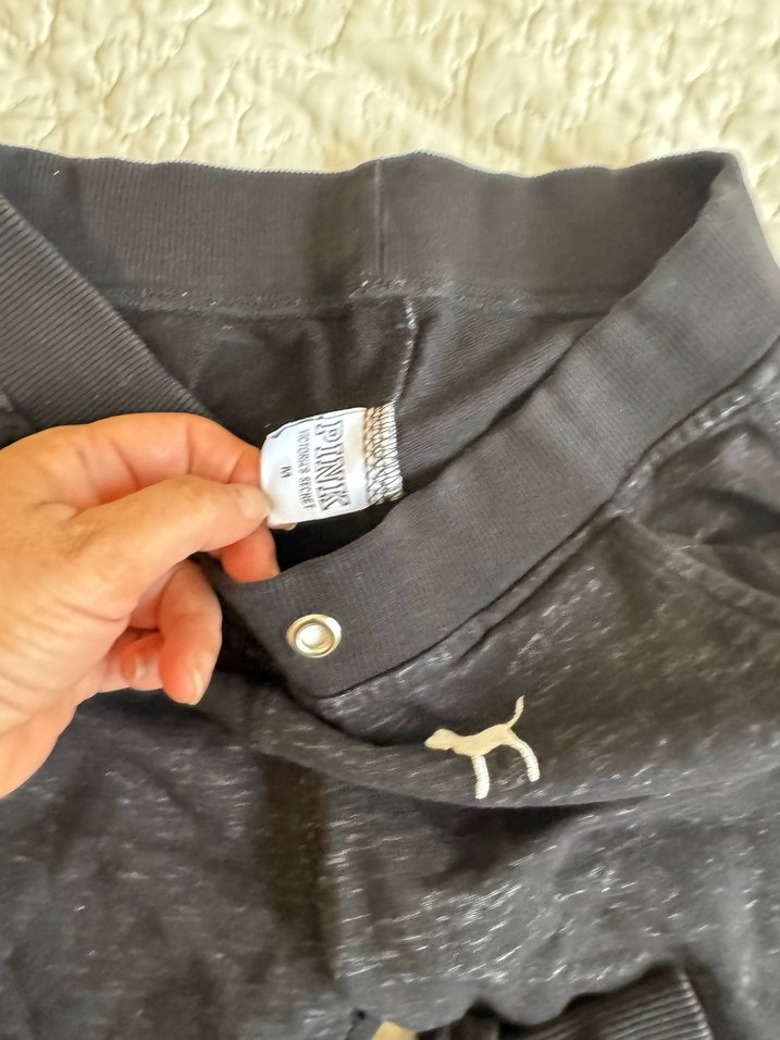 Siyah Fermuarlı Kadın Eşofman Altı - Görsel 2