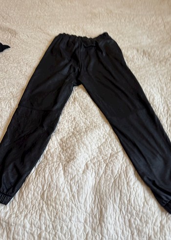 Siyah Kadın Süet Salaş Eşofman - Görsel 8