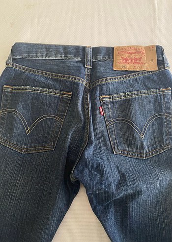 Düğmeli Erkek Denim Pantolon Mavi Renk - Görsel 3