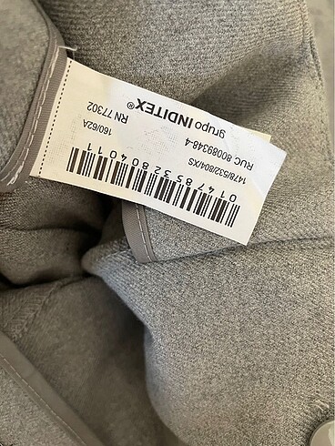 xs Beden gri Renk Zara pantolon