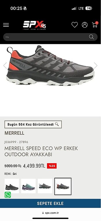 Merrell speed eco wp - Görsel 8