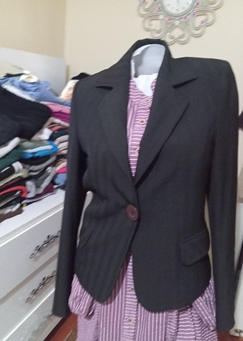 Hobby Life Düğmeli Kadın Blazer Ceket