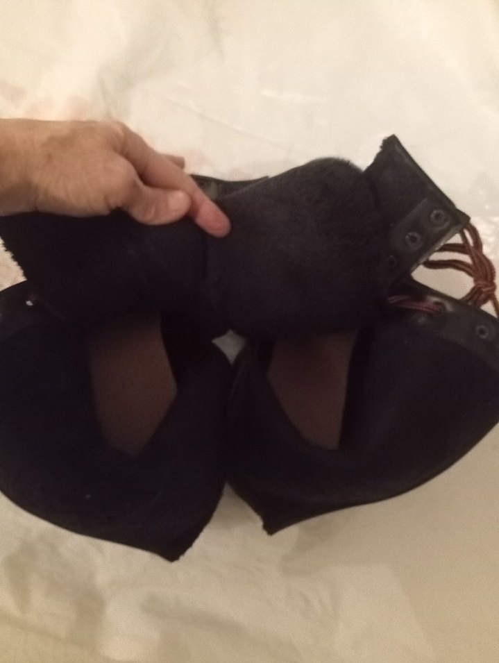 Siyah Deri Biker Stiletto Topuklu erkek Bot - Görsel 4