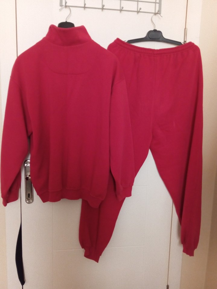 Kırmızı Fermuarlı erkek Eşofman Takımı - Görsel 3