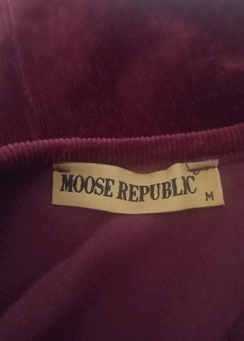 Bordo Süet Bohem Kadın Triko Elbise - Görsel 4