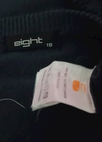 Kadın Mavi Yün Salaş Triko Kazak - Görsel 4