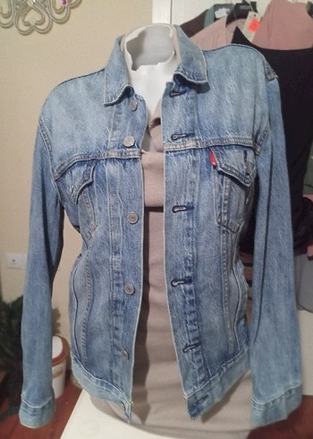 Levis Gri Kadin Denim Ceket