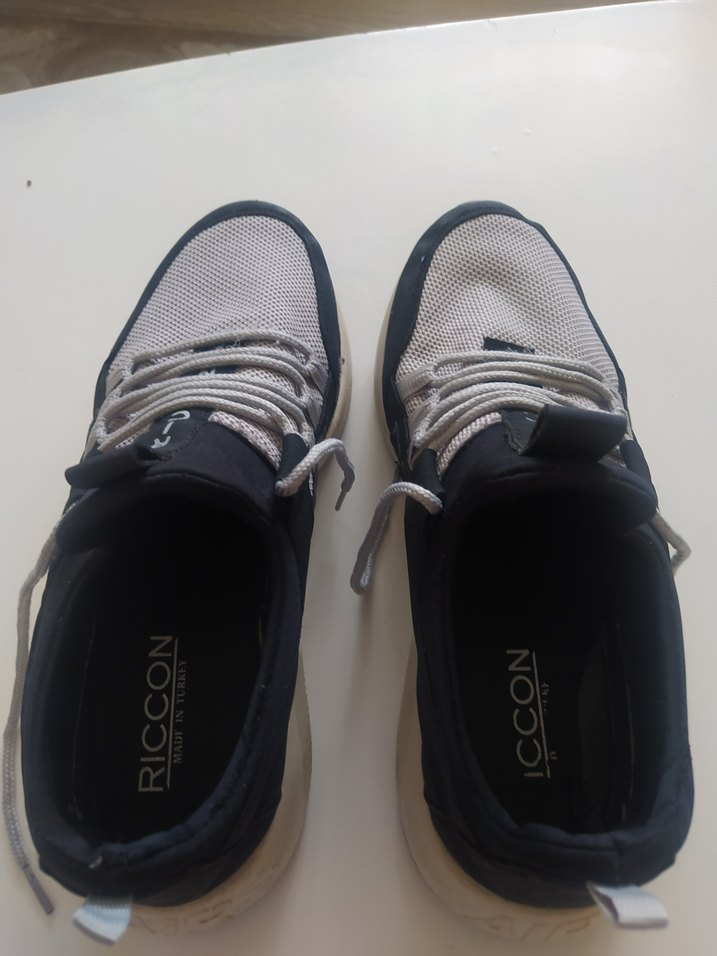 Gri Erkek Ayakkabı Bağcıkları - Görsel 2