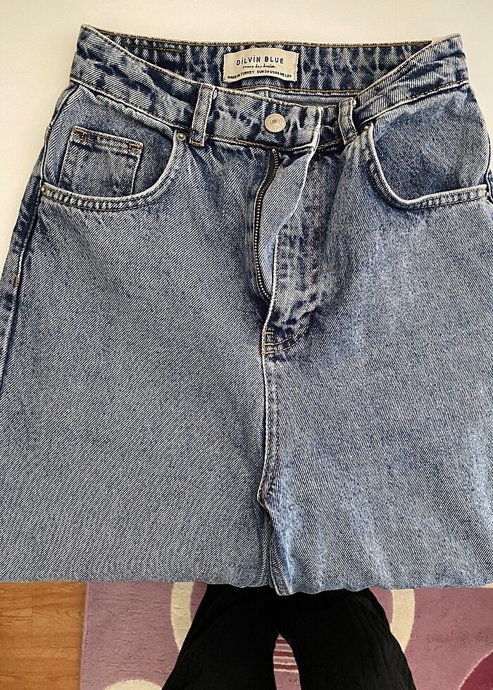 Yüksek bel jean - Görsel 3