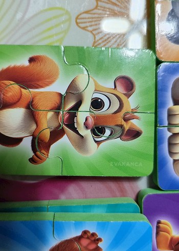 4-5 parçalı ahşap puzzle seti - Görsel 11