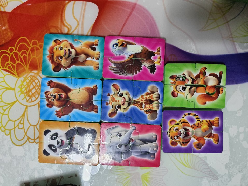 4-5 parçalı ahşap puzzle seti - Görsel 2