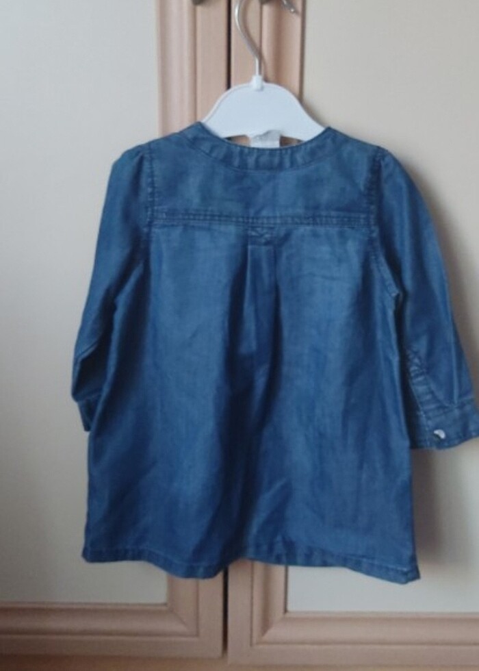 Bebek jean  elbise - Görsel 3