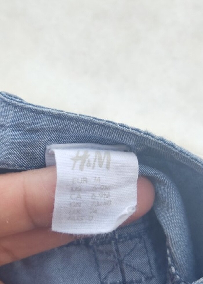 Bebek jean  elbise - Görsel 4