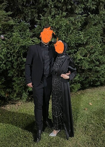 Kuyruklu tesettür abiye