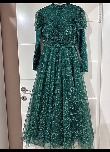 Prenses model tesettür abiye