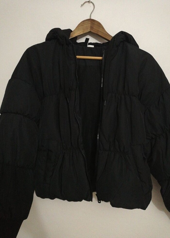 H&M DIVIDED KAPIŞONLU KADIN MONT - Görsel 2