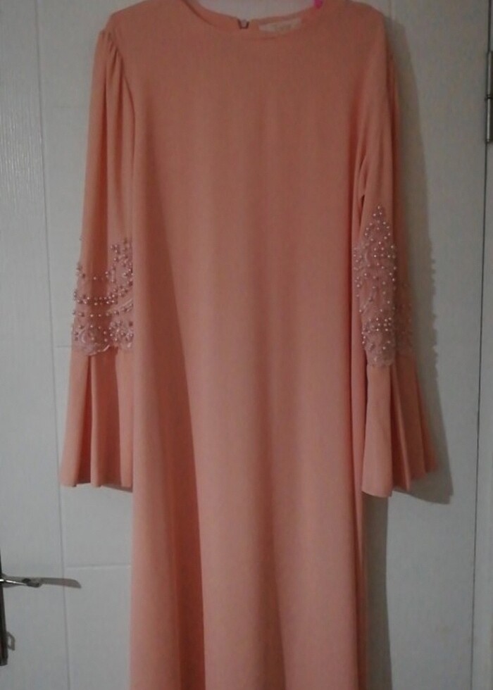 Boncuk l detaylı elbise - Görsel 2