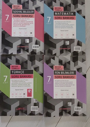 Beden Renk 7.sınıf tudem yayınları soru bankası
