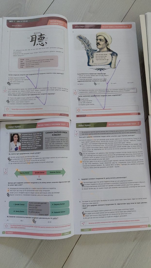 7.sınıf tudem yayınları soru bankası - Görsel 2