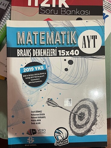 Bilgi sarmal Ayt matematik branş denememeri