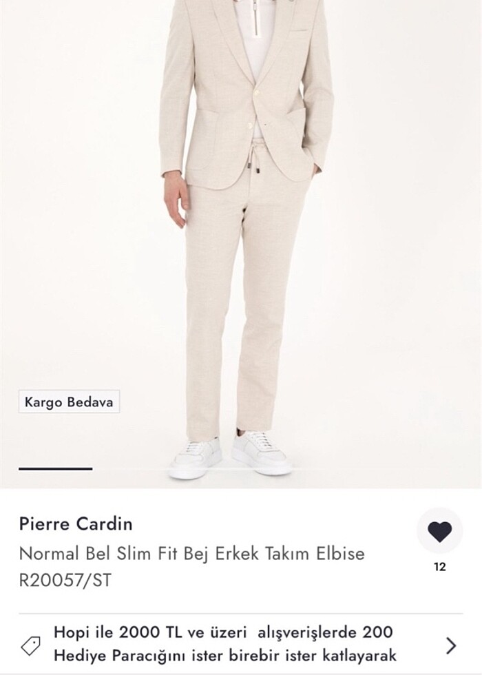 pierre cardin takim elbise - Görsel 3
