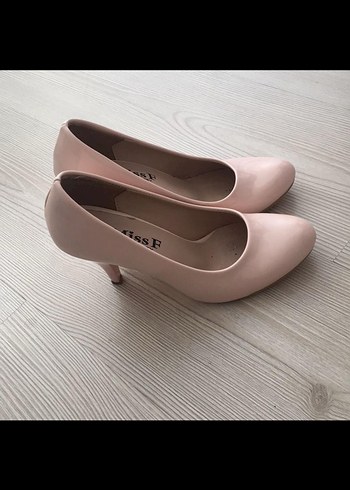 Pembe Stiletto Topuklu Kadın Ayakkabı - Görsel 3