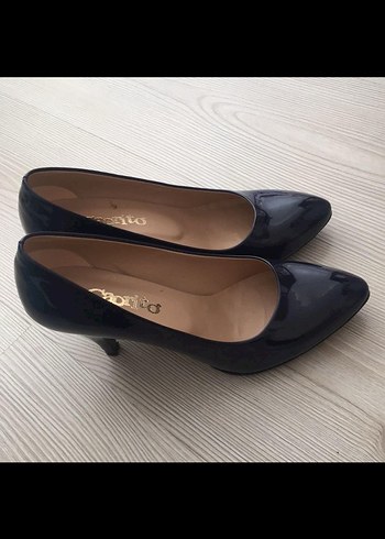 Mavi Rugan Kadın Topuklu Ayakkabı - Görsel 3