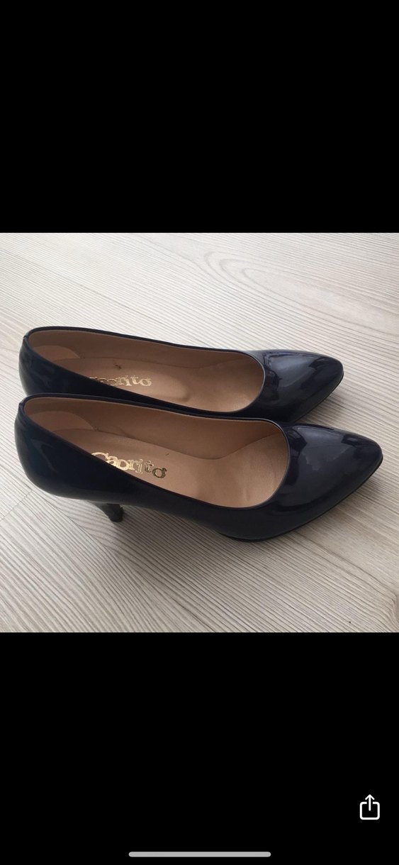 Mavi Rugan Kadın Topuklu Ayakkabı - Görsel 3