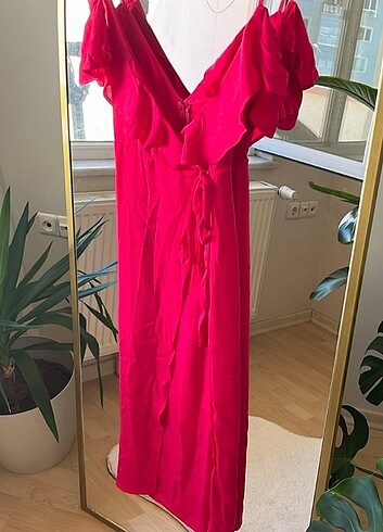 Zara Fırfır Detaylı Kruvaze Tulum