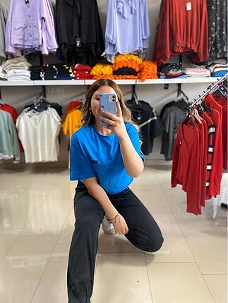 Puma Mavi puma crop tshirt bedenler var