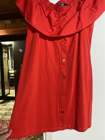 l Beden kırmızı Renk Kırmızı limon marka elbise
