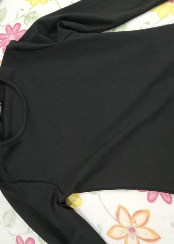 Siyah Uzun Kollu Bluzu body - Görsel 2