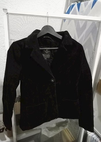 Siyah vintage Kadın Midi Kışlık Ceket Vintage, Colin's - Görsel 3