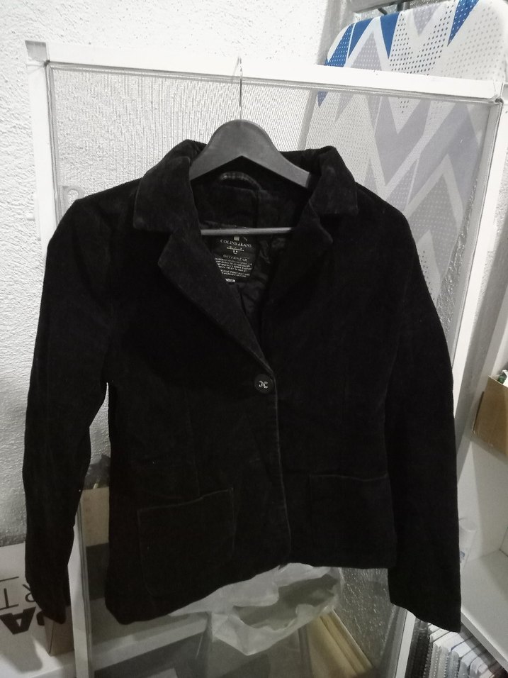 Siyah vintage Kadın Midi Kışlık Ceket Vintage, Colin's - Görsel 3