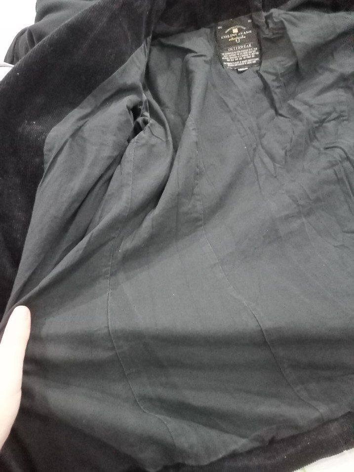 Siyah vintage Kadın Midi Kışlık Ceket Vintage, Colin's - Görsel 5