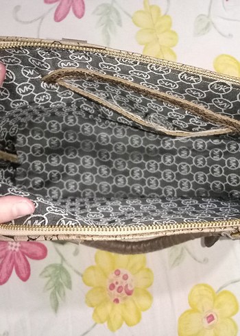 Michael Kors Kahverengi Yılan Derisi Desenli Deri Çanta - Görsel 3